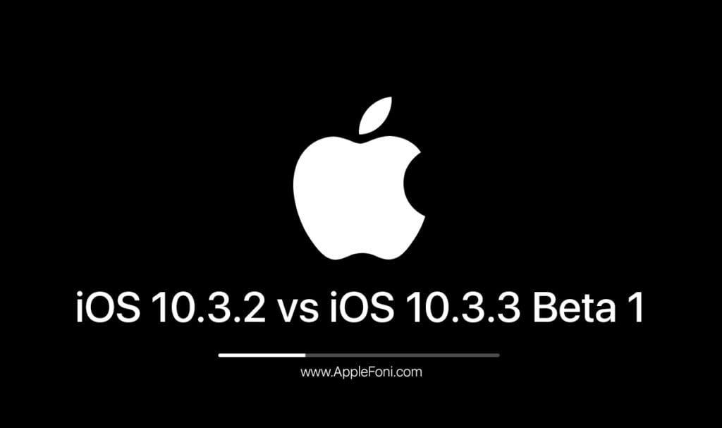 iOS 10.3.2 vs iOS 10.3.3 Beta 1