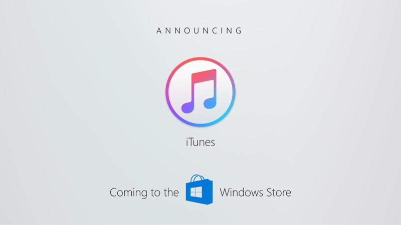 iTunes Windows Store