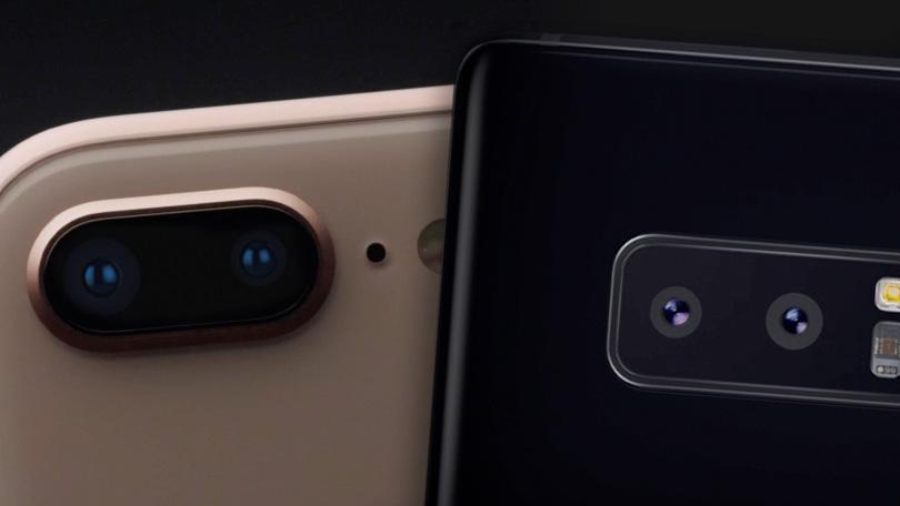 iPhone 8 Plus ve Galaxy Note 8 Kamera