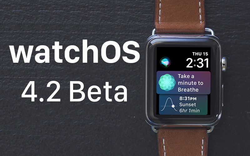 watchOS 4.2 Beta