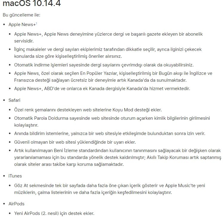 MacOS Mojave 10.14.4 guncellemesi-1